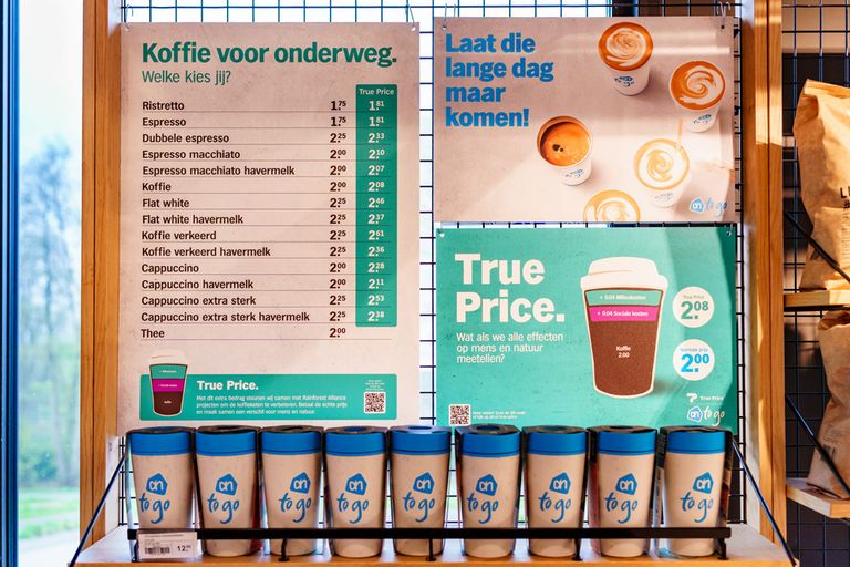Albert Heijn true price koffie