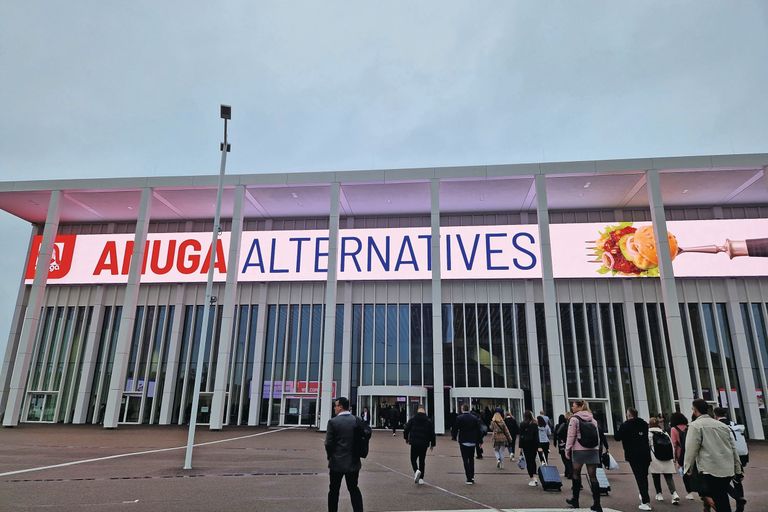 Dit jaar had de vakbeurs Anuga in Keulen had voor het eerst een apart gedeelte voor Alternatives, alternatieve eiwitten. Foto: Misset