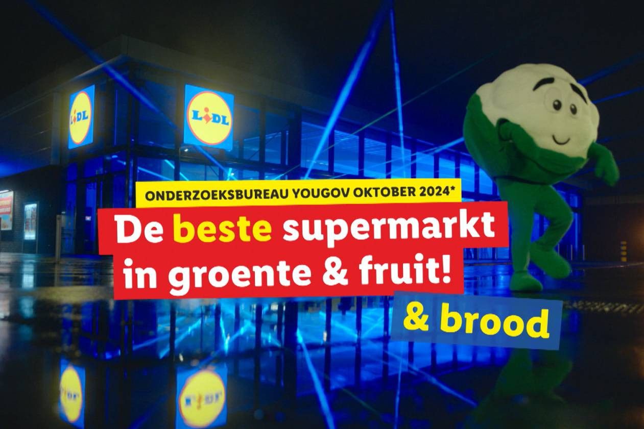Door prijzen te pakken met AGF krikt Lidl het vertrouwen van klanten in de hele winkel op. Foto: Lidl