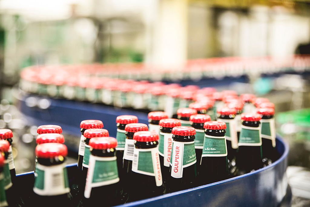 Vulafdeling van de Gulpener Bierbrouwerij. De bierbrouwer produceert op duurzame wijze diverse bieren. - Foto: Gulpener Bierbrouwerij