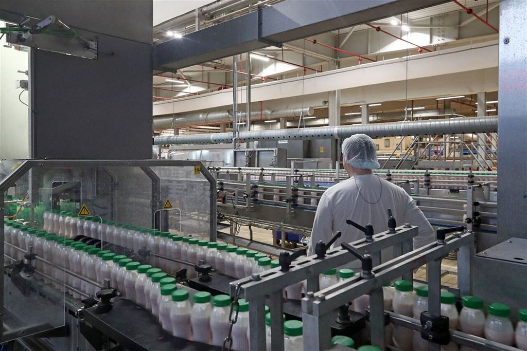 Danone-fabriek in Chekhov, Rusland. - Foto: ANP