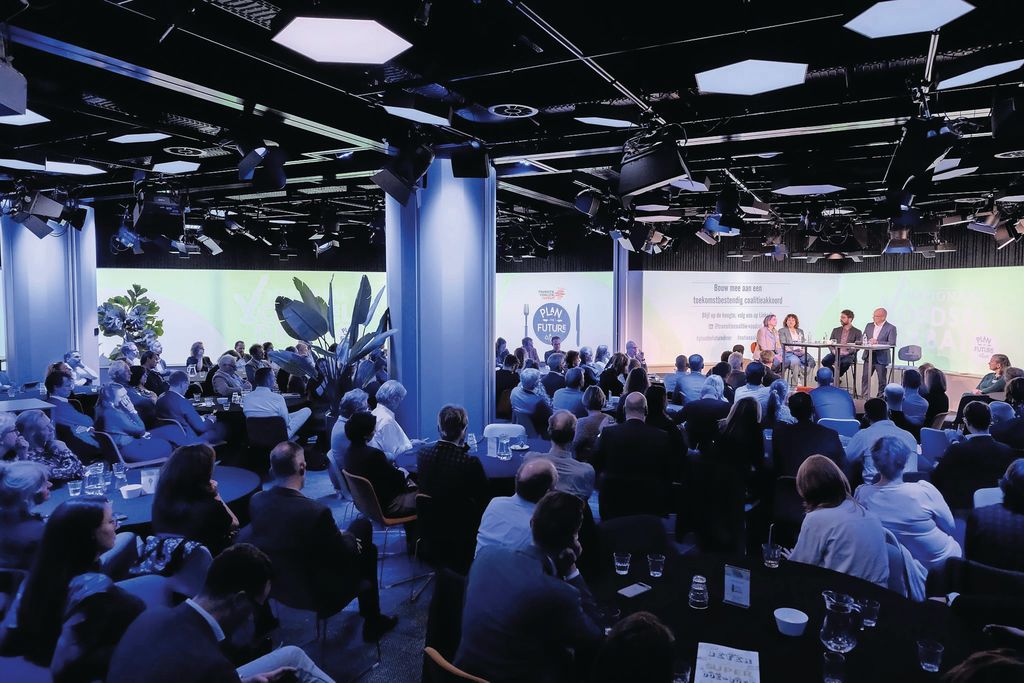 Het Plan The Future Diner stond dit jaar in het teken van de voedseltransitie. Foto: Transitiecoalitie Voedsel