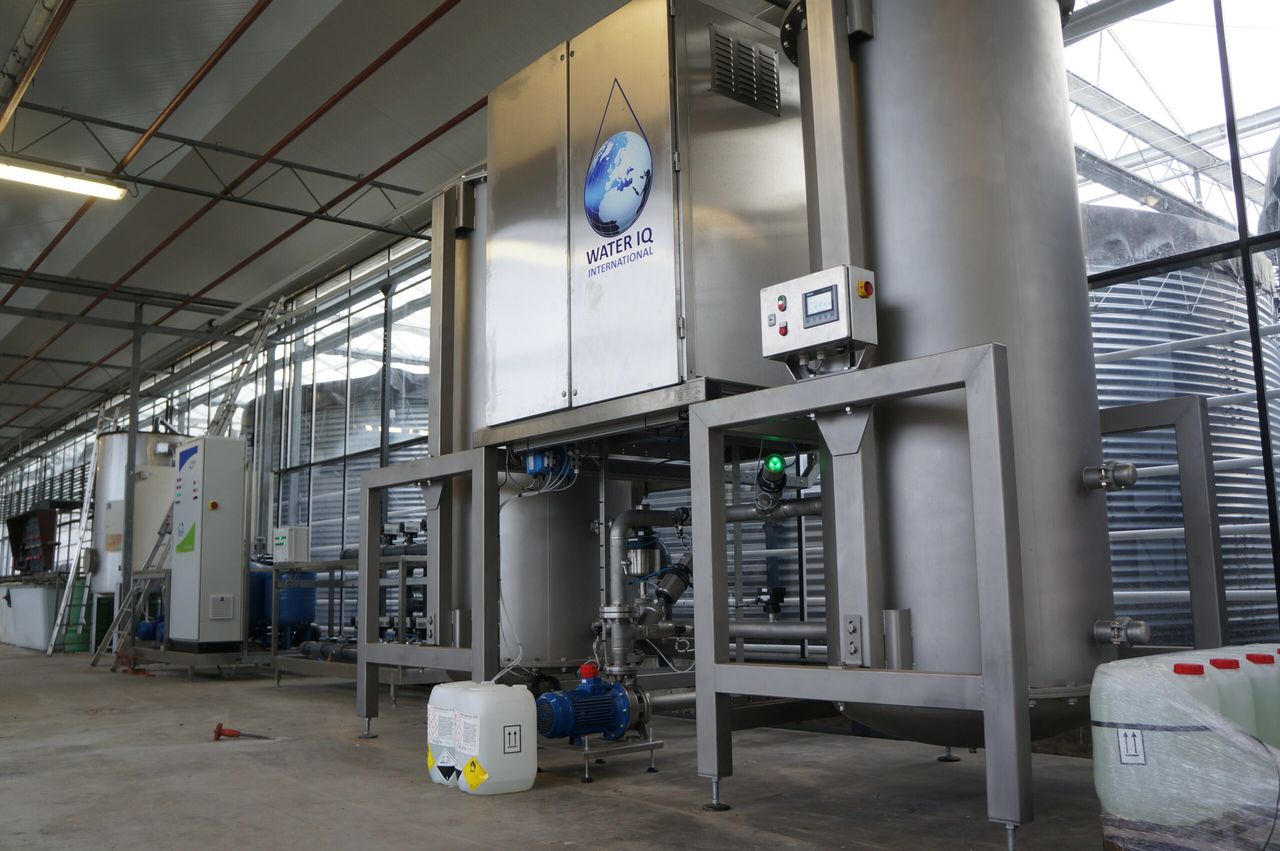 Waterzuivering met gebruikamking van ozon. Foto: Joost Stallen