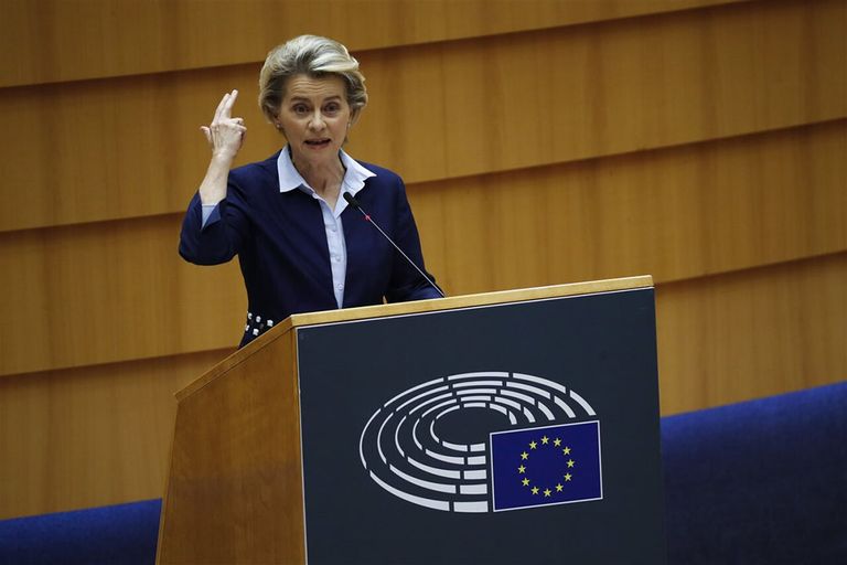 Ursula von der Leyen, voorzitter Europese Commissie. - Foto: ANP