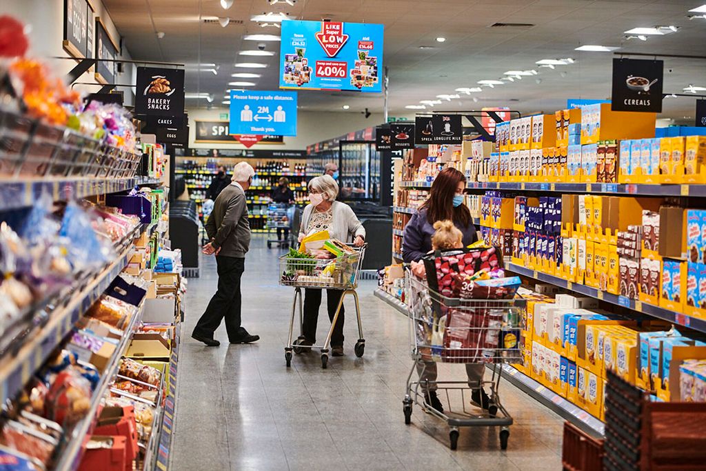 Aldi heeft al 920 Britse vestigingen en is daarmee de vijfde supermarkt van het land. - Foto: Aldi UK