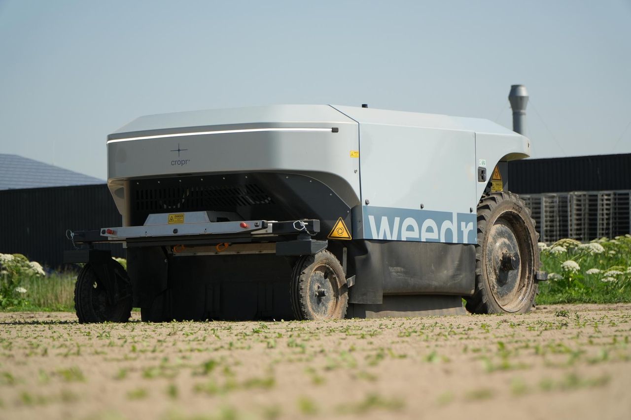 De Cropr Weedr is een Nederlandse autonome laserwieder die met behulp van blauw diodelicht onkruid bestrijdt.