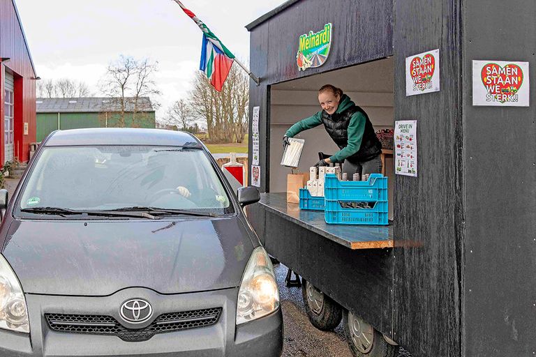 Asperge-drive-in. - Foto: Koos van de Spek