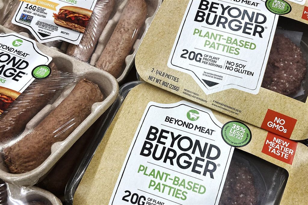 De aandelenwaarde van Beyond Meat dalen steeds verder. Foto: ANP