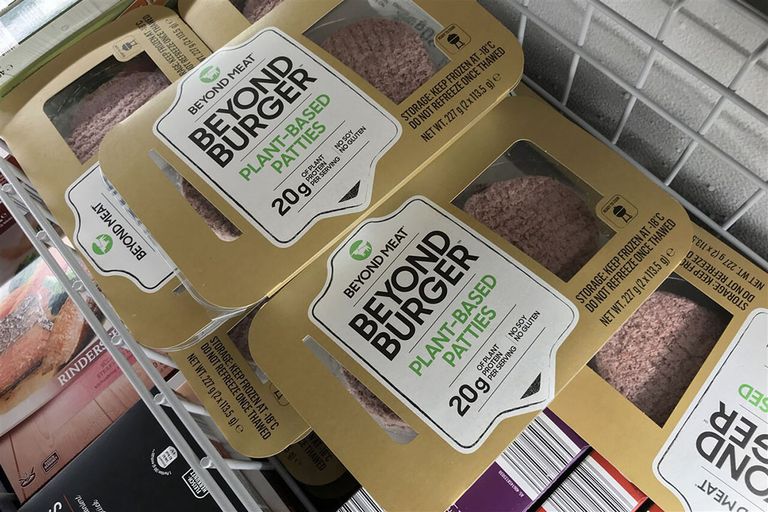 Een product van Beyond Meat in de supermarkt. - Foto: ANP