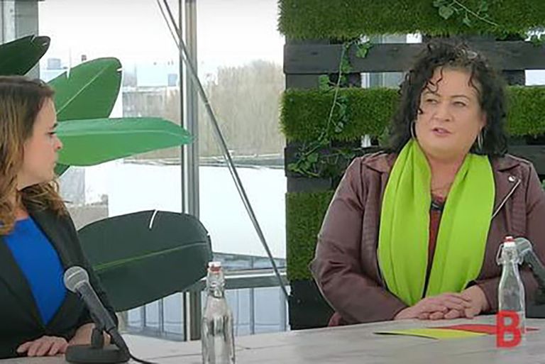 Caroline van der Plas (BoerBurgerBeweging) zei tijdens het Boerderij-verkiezingsdebat op 8 maart 2021 dat aardappelen wel eens drie keer zo duur kunnen worden als de EU-toeslagen verdwijnen. - Foto: Misset