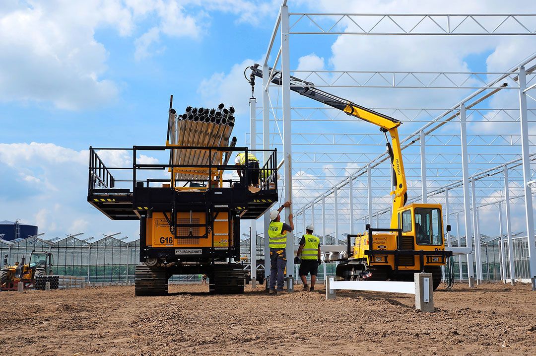 Kassenbouw door Havecon, een van de bedrijven binnen Atrium Agri. - Foto: Gerard Boonekamp