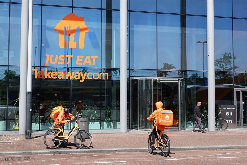 Kantoor van Just Eat Takeaway in Amsterdam. Foto: ANP