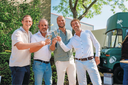 Het managementteam van Snackwise Collective bestaat uit (van links naar rechts): Kasper Luiten, Edwin Hak, Cas de Weerd en Jesse 't Lam. Foto: Snackwise Collective