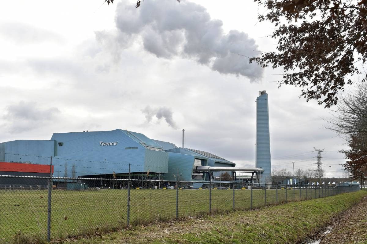 Archieffoto van de afvalverbranding van Twence in Hengelo. Foto: ANP
