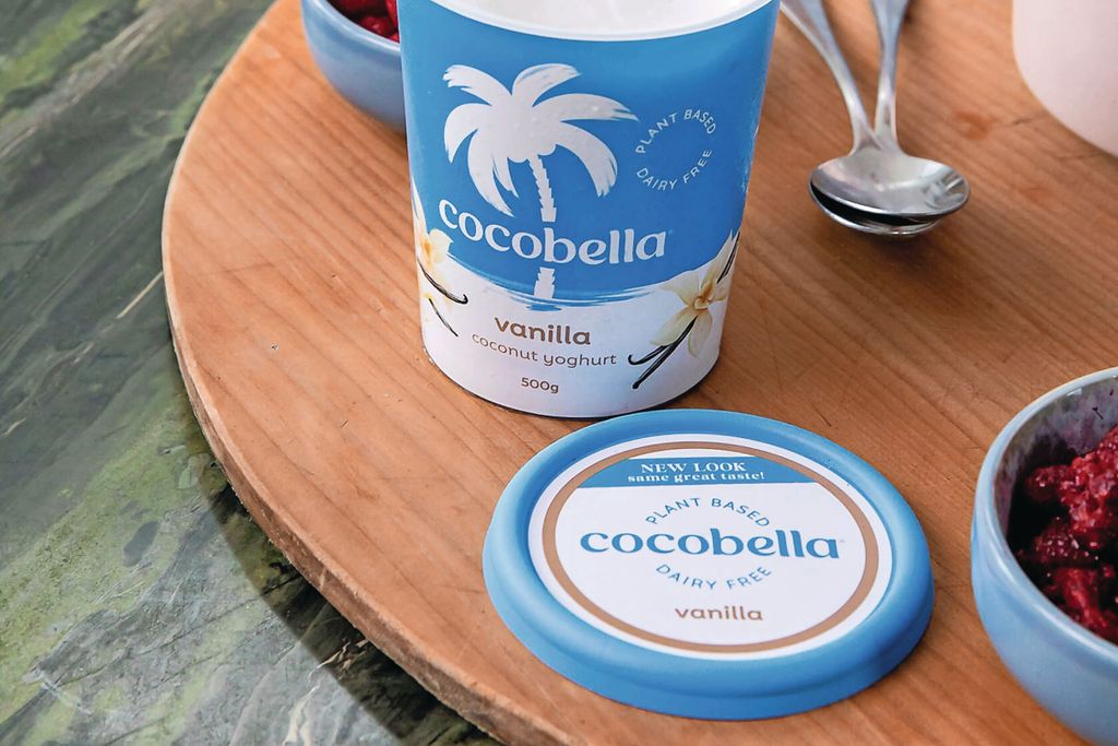 Het kokosyoghurtmerk Cocobella is onderdeel van de overname van Danone. Foto: Cocobella