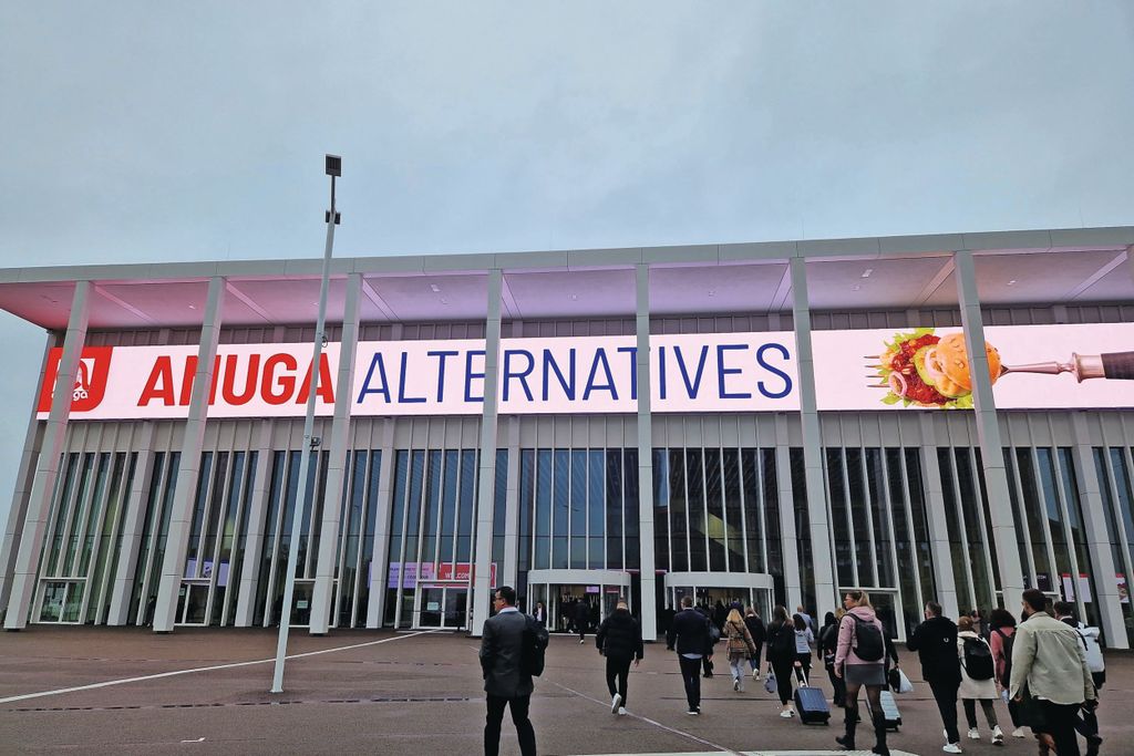 Dit jaar had de vakbeurs Anuga in Keulen had voor het eerst een apart gedeelte voor Alternatives, alternatieve eiwitten. Foto: Misset