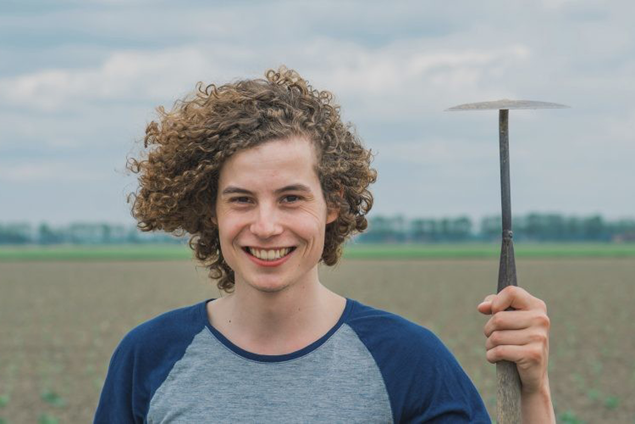 Jorrit Kiewik, de nieuwe directeur van de Youth Food Movement - Foto: Jelmer Jeuring