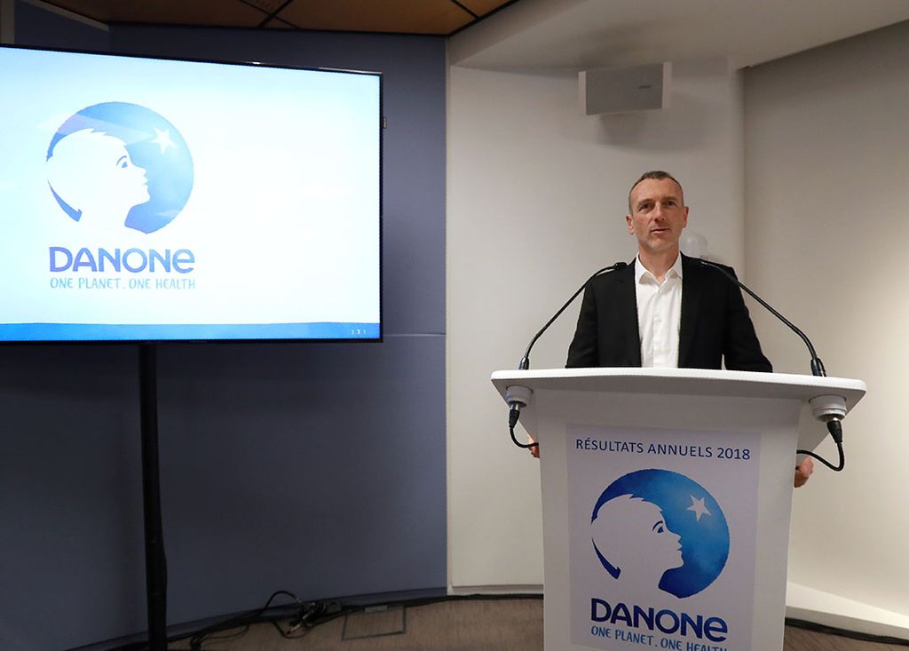 Danone-CEO Emmanuel Faber in 2018. - Foto: AFP
