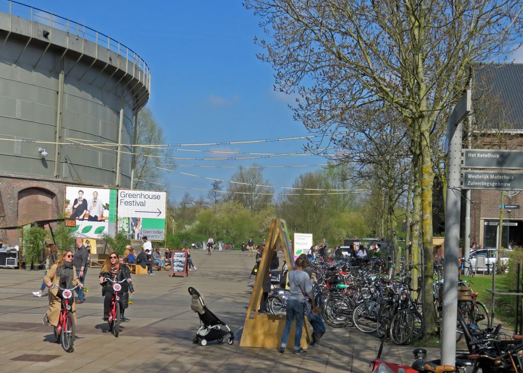 Het Greenhouse Festival op het terrein van de Westergasfabriek in Amsterdam. - Foto: Ton van der Scheer