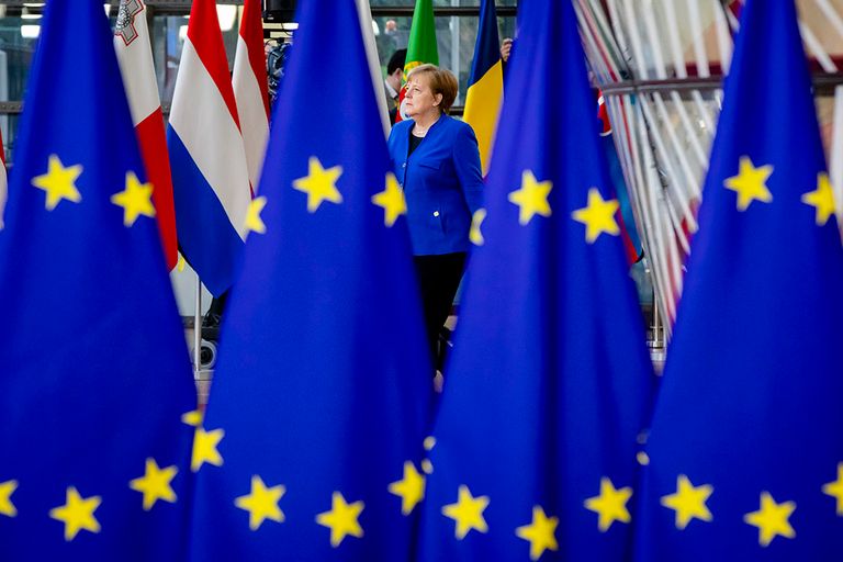 Duitsland is vanaf 1 juii voorzitter van de EU.- Foto: ANP