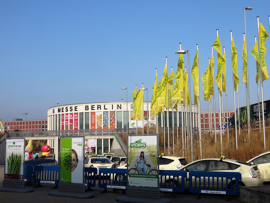 Fruit Logistica in de Messe Berlin. - Foto: Ton van der Scheer