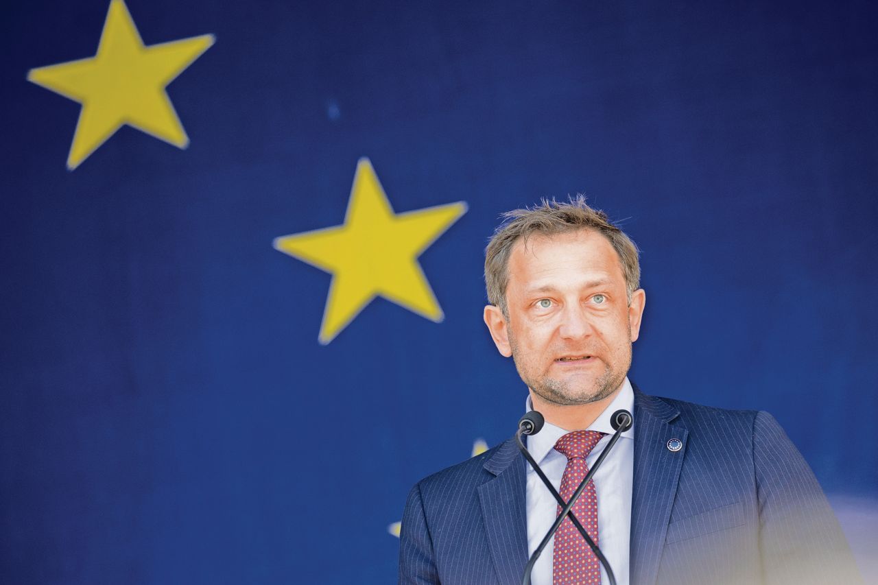 Eurocommisaris landbouw Christophe Hansen wil veranderingen in het GLB volgend jaar invoeren. Foto: Antonin Utz