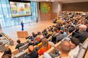 Dolly van den Akker (McDonald's) was een van de sprekers op het Eiwit Congres in 2025. Het thema van het Eiwit Congres 2026 is: Smaakt naar meer! Foto: Jan Willem Schouten
