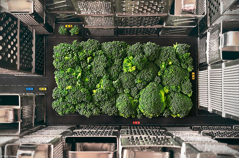 Creatief met broccoli, finalist in de MPB Award for Innovation. - foto: Yuliy Vasilev / Pink Lady® Food Photographer of the Year