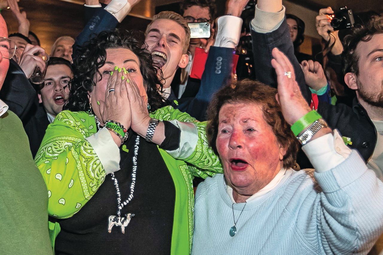 BBB viert de uitslag van de Provinciale Statenverkiezingen 2023. Ook de tuinbouwstem in november 2023 ging die kant op. Foto: Ronald Hissink