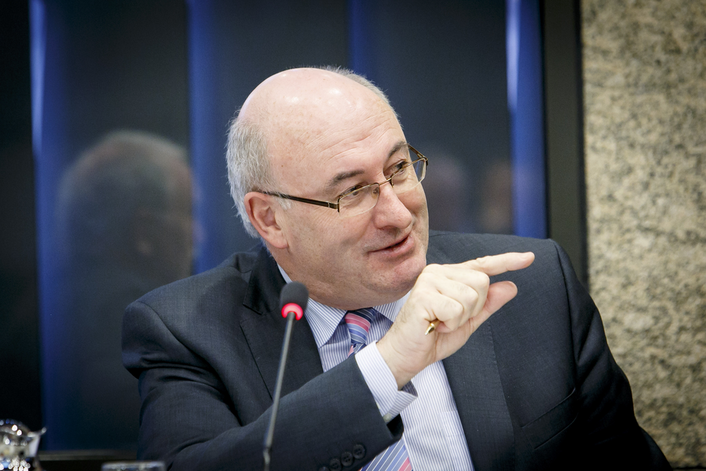 Eurocommissaris Phil Hogan.<br /><em>Foto: Roel Dijkstra </em>