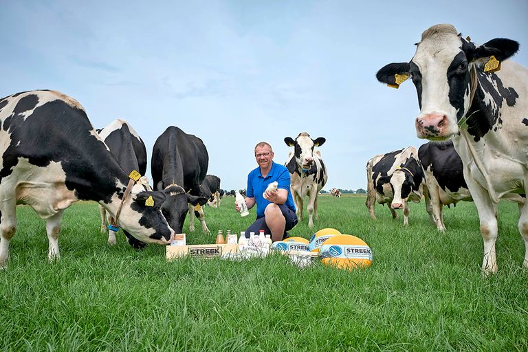 Edwin Veldhuijzen van Groene Hart Coöperatie in Zoeterwoude, een van de meest succesvolle korte ketens. - Foto: Roel Dijkstra