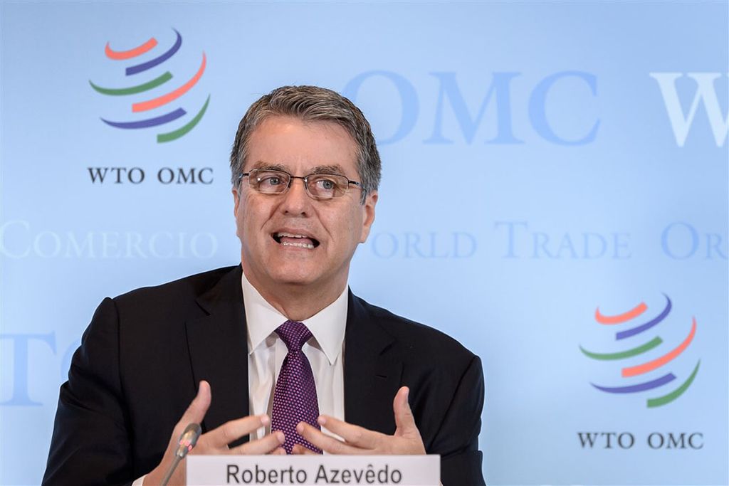Directeur-generaal van de WTO Roberto Azevedo. Foto: ANP