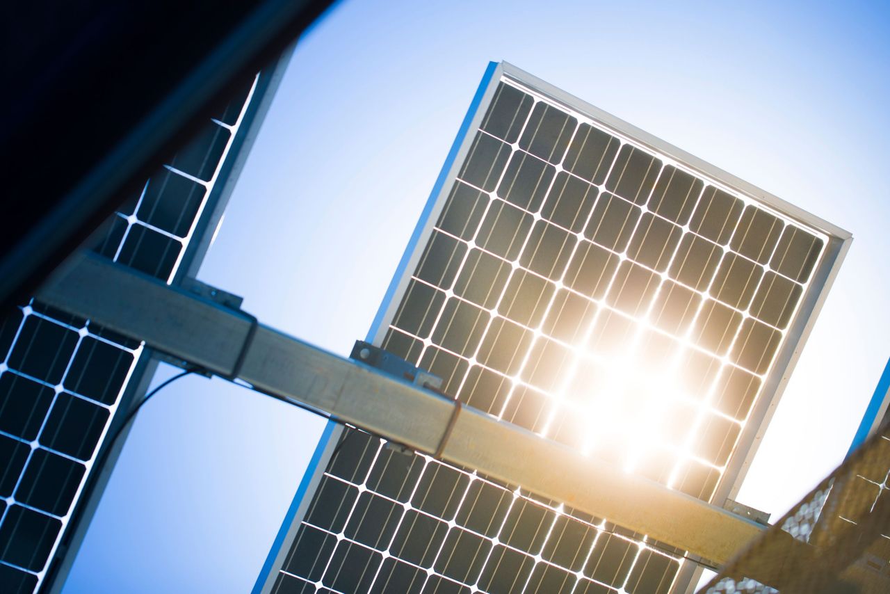 Het gebruik van de zonnepanelen mag niet in strijd zijn met het bestemmingsplan en moet dus voor agrarische activiteiten worden ingezet. Foto: Canva