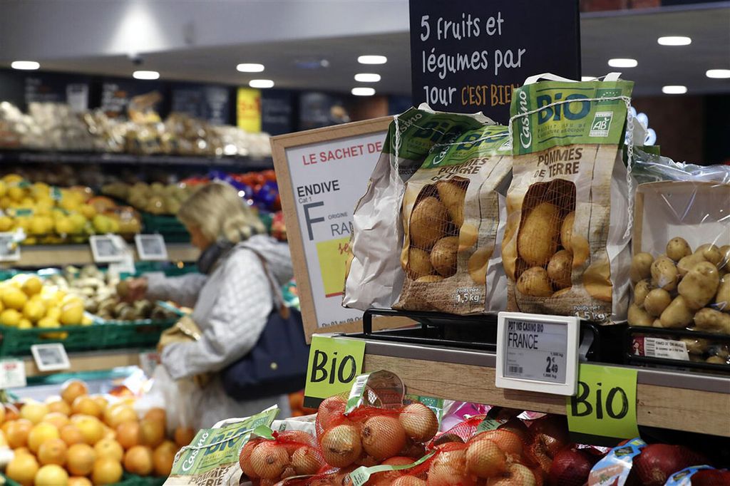 Naturalia, dat behoort tot Groupe Casino, zag de omzet van biologische producten vorig jaar dalen met 7% naar € 355 miljoen. - Foto: ANP