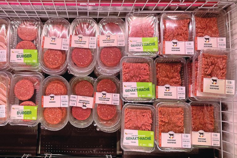 Hybride-vleesassortiment van Lidl België. Foto: Lidl BE