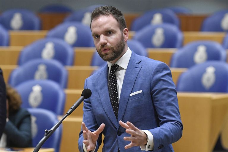 CDA-Tweede Kamerlid Derk Boswijk in de Tweede Kamer. - Foto: ANP/Hollandse Hoogte/Peter Hilz