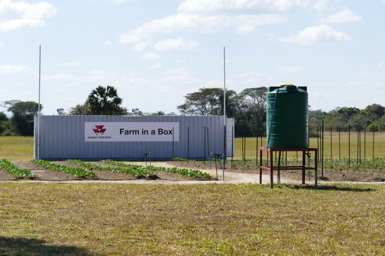 Farm in a box ondersteunt kleine boeren in Afrika