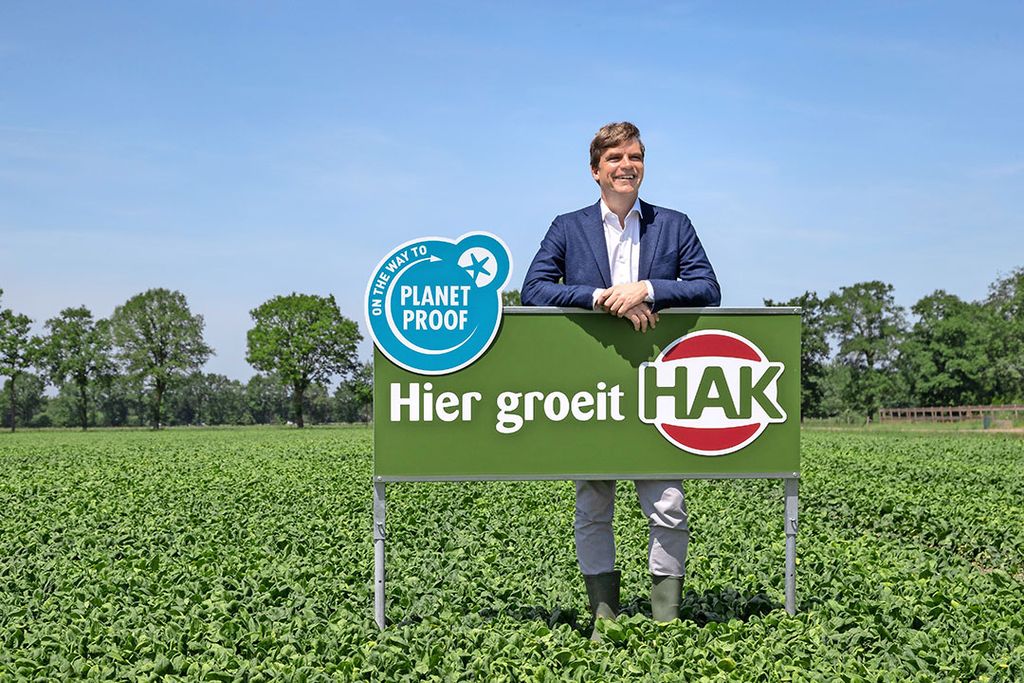 Timo Hoogeboom, CEO van groentefabrikant HAK, pleit voor meer consumptie van lokale groenten en peulvruchten. Foto: HAK