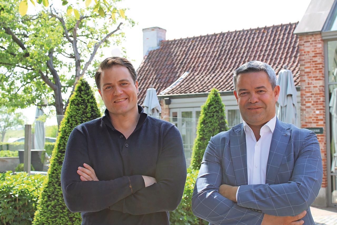 David Markowski (CEO The Greenery) en Phillipe Appetans (CEO BelOrta) na het ondertekenen van de oprichtingsakte van FreshAlliance. Foto: Belorta/The Greenery