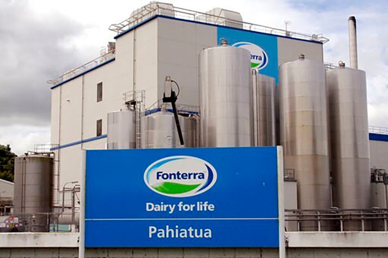 Fabriek van Fonterra voor productie van melkpoeder in Nieuw-Zeeland. - Foto: ANP