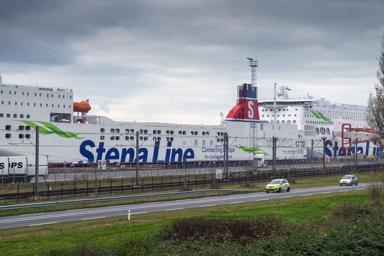 Stenaline in Hoek van Holland is de meest gebruikte vaarlijn voor export. - Foto: ANP / Hollandse Hoogte / Hans van Rhoon