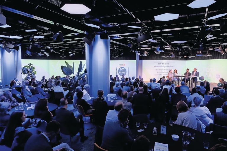 Het Plan The Future Diner stond dit jaar in het teken van de voedseltransitie. Foto: Transitiecoalitie Voedsel