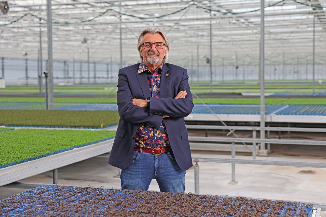 Rob Baan: "Iedereen heeft baat bij gratis gezonde lunches. Dat gaan ze ook in Den Haag een keer begrijpen. Kan niet anders.” Foto: Koppert Cress