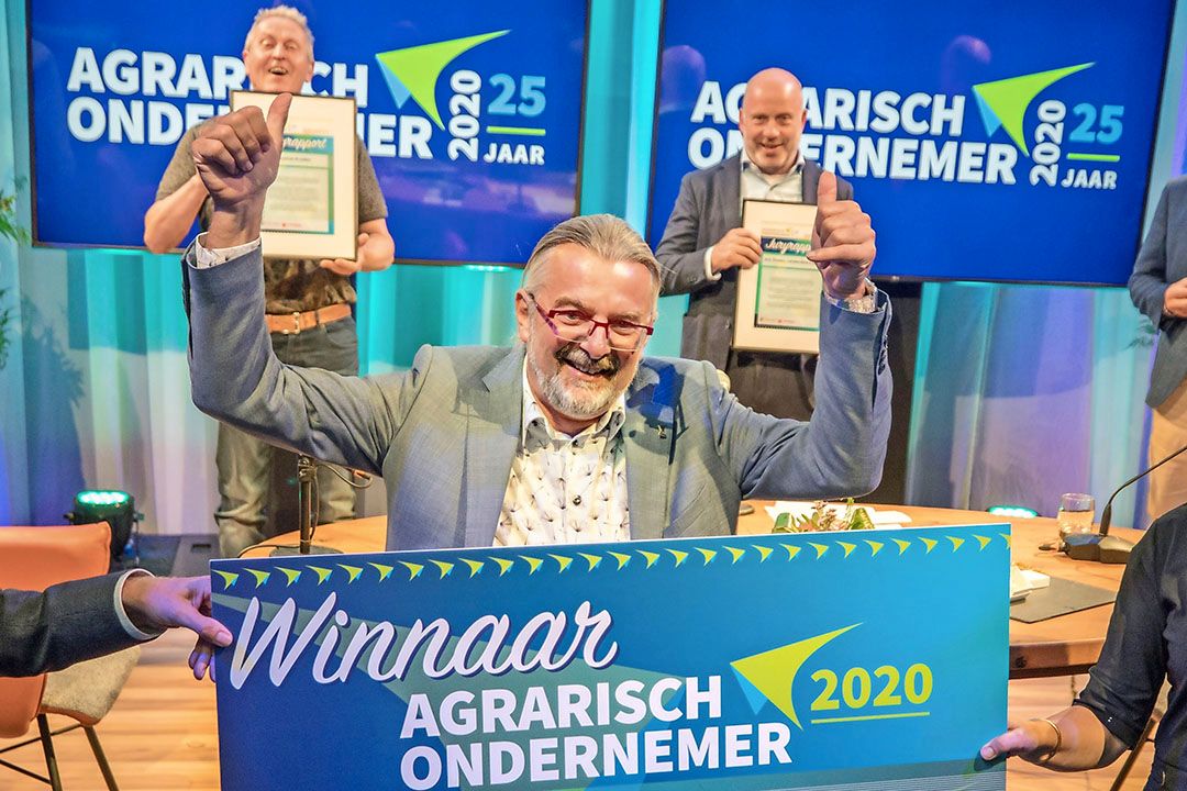 Rob Baan, Agrarisch Ondernemer 2020. - foto: Koos Groenewold