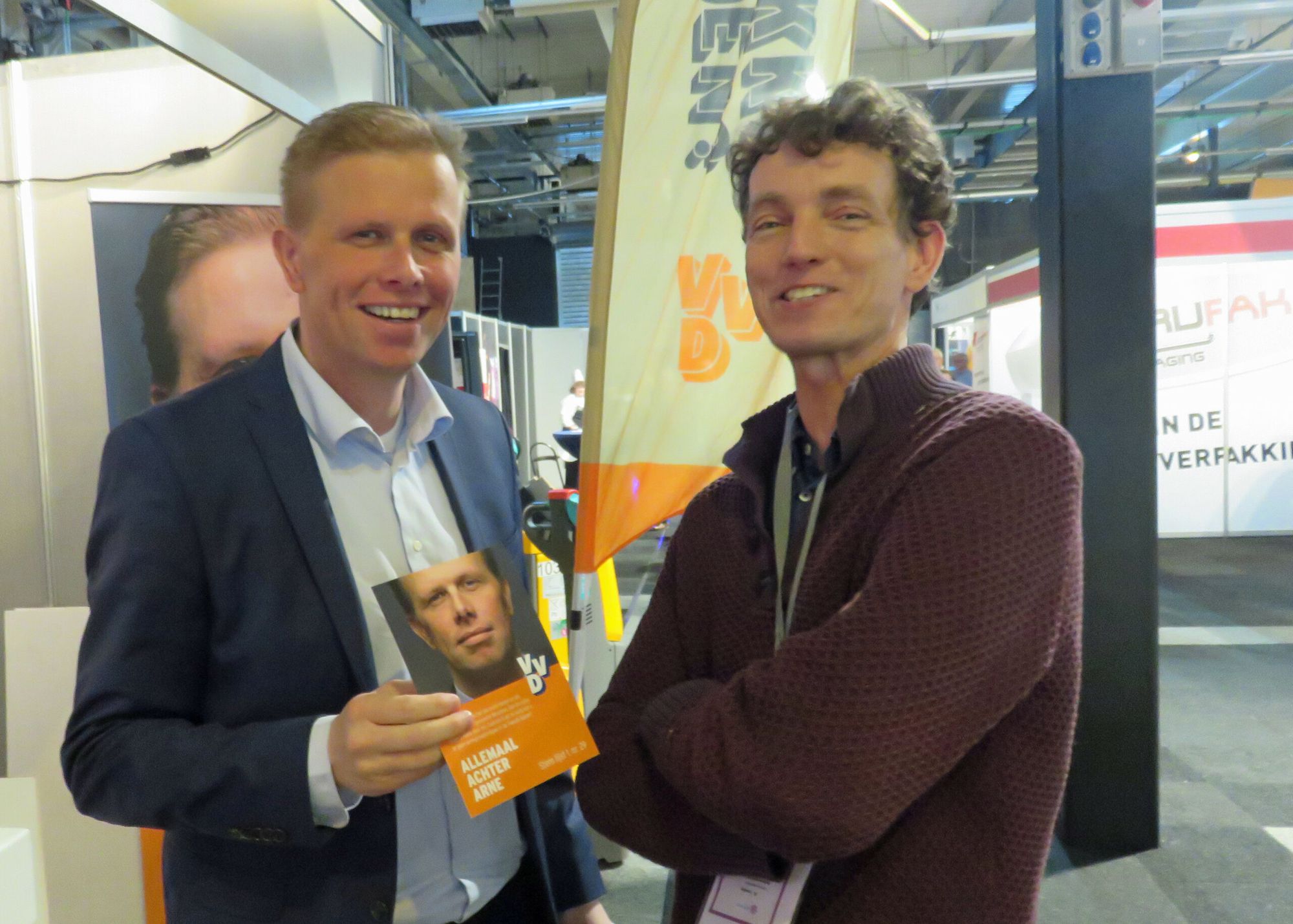Arne Weverling (links) - Foto: Ton van der Scheer