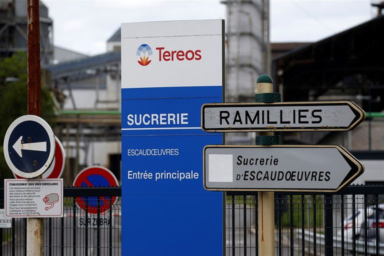 De suikerfabriek van Tereos in het Noord-Franse Escaudoeuvres. - Foto: ANP