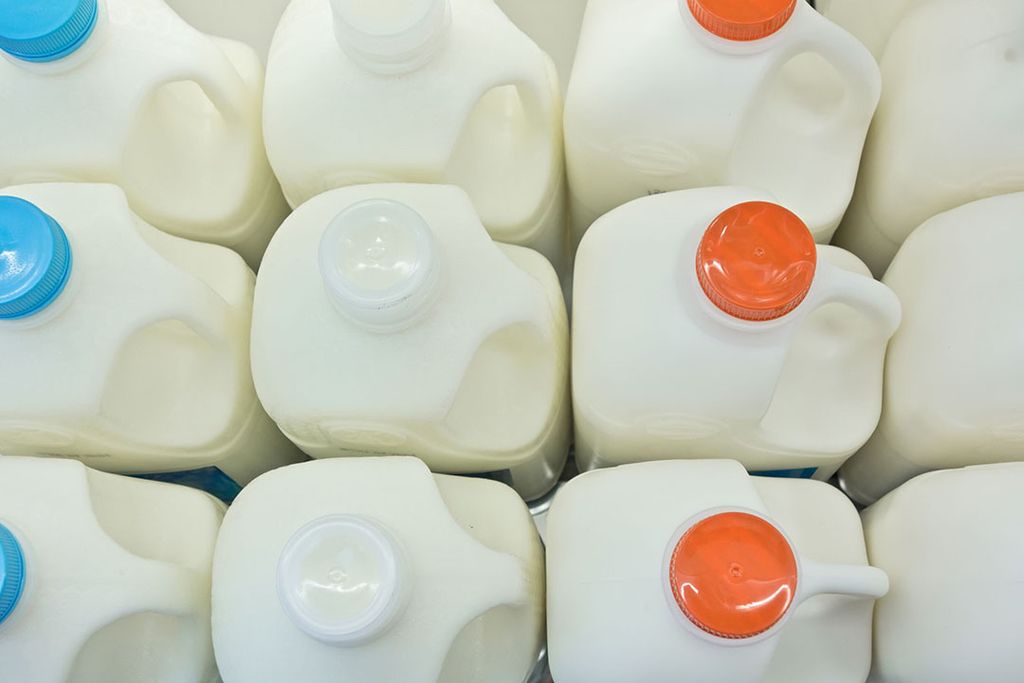 Britse supermarkten melk