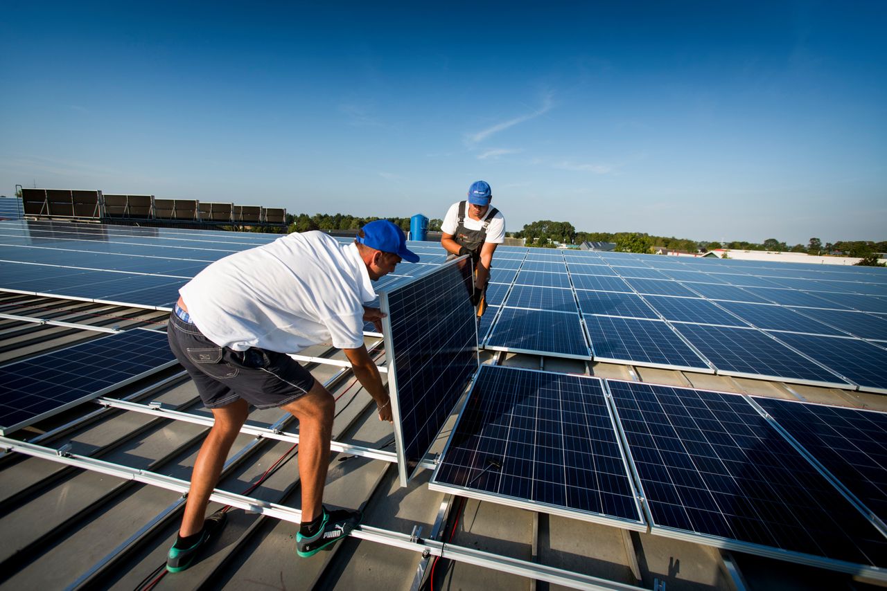 Zonnepanelen zijn onderdeel van het gebouw en geen zelfstandig bedrijfsmiddel. Foto: René den Engelsman