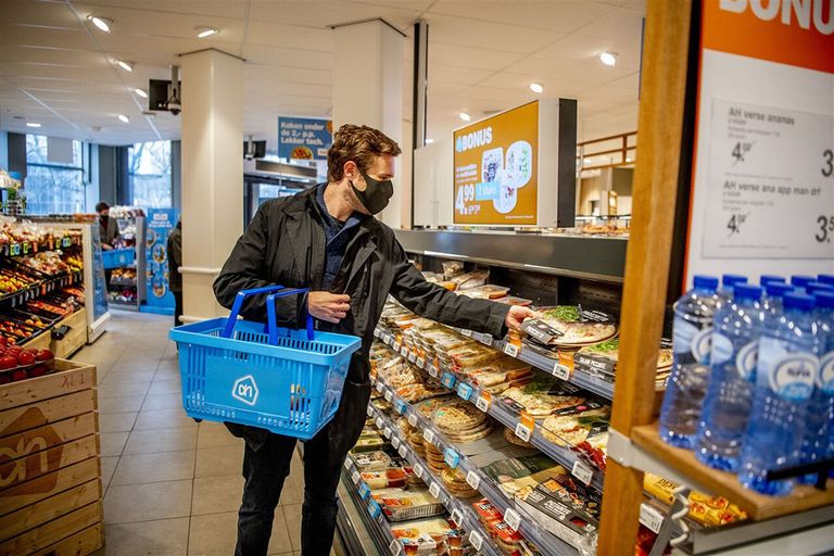 De Europese winkels van Ahold met de nadruk op Nederland en België zijn goed voor ruim € 29 miljard omzet, 12,1 % meer dan in 2019. Foto: ANP