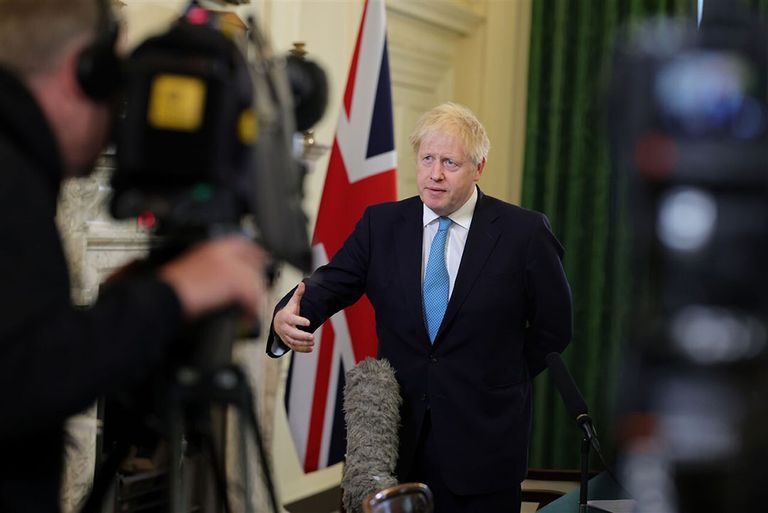 De Britse premier Boris Johnson wil alleen nog verder onderhandelen over brexit als de EU haar houding ‘fundamenteel verandert’. Foto: ANP